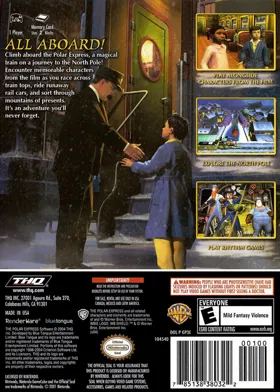 Polar Express, The box cover back